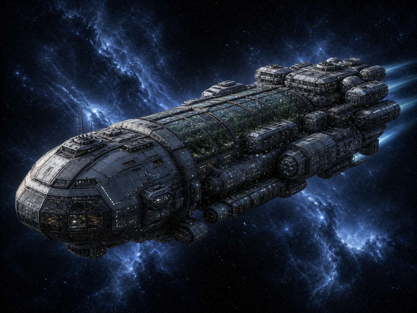 Colony Ship Mk.I render
