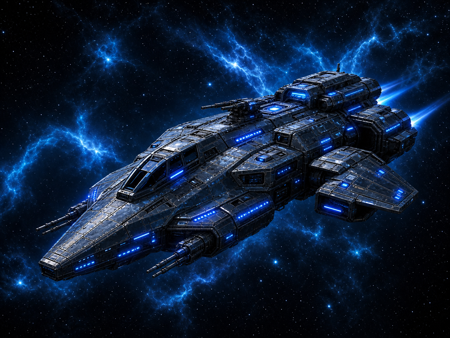 Ironclad Corvette — corvette render (battle-ready, terran-federation)