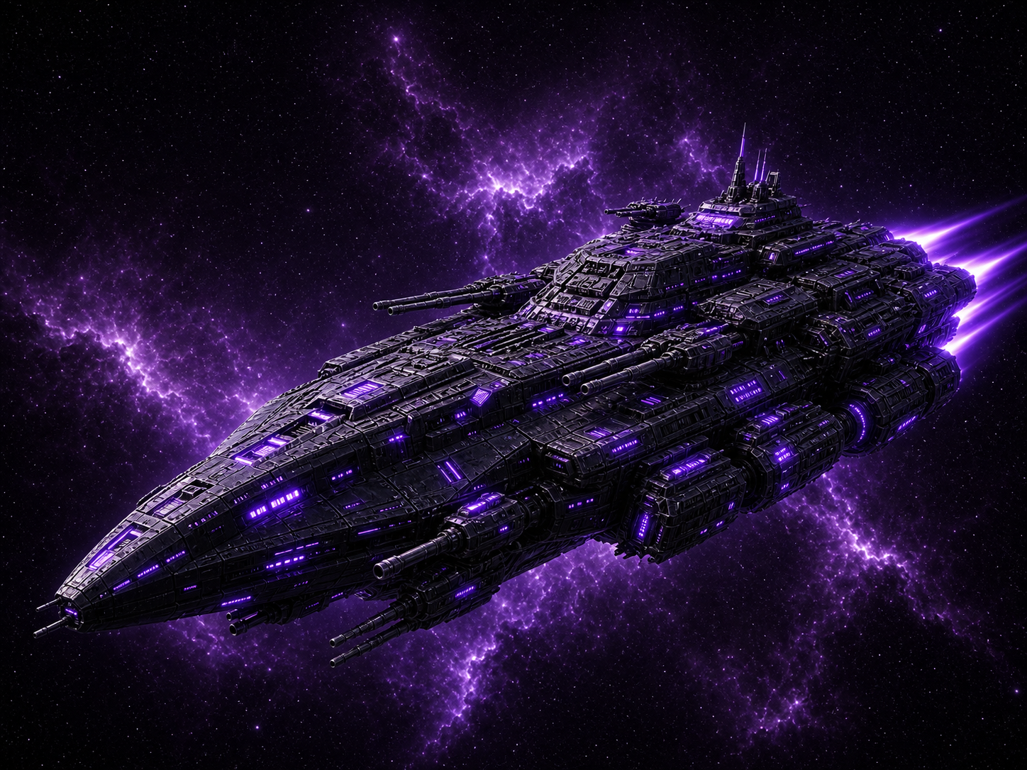 Kraken Battleship — battleship render (massive, void-syndicate)